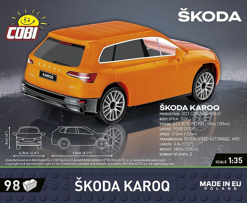 24585 Škoda Karoq by COBI – interior photo 3 of 4