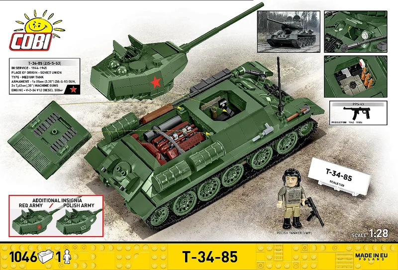 2683 T-34-85 de COBI – photo d’ambiance 2 sur 4