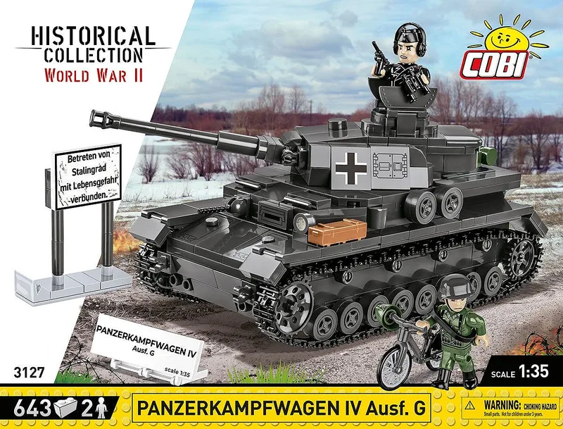 3127 Panzerkampfwagen IV Ausf.G de COBI – photo d’ambiance 3 sur 4
