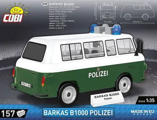 24596 Barkas B1000 Polizei fra COBI – miljøbillede 3 af 4