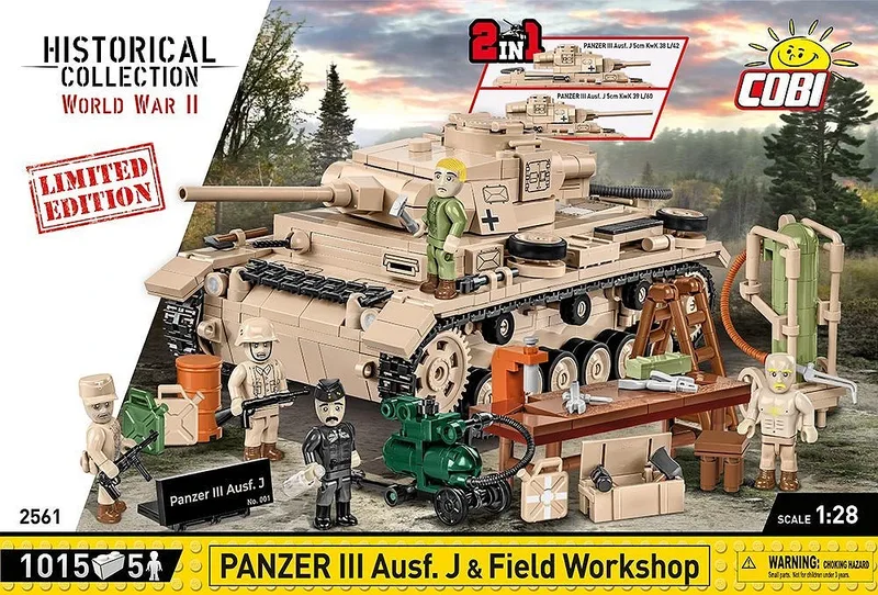 2561 Panzer III Ausf. J & Field Workshop - Limited Edition de COBI – photo d’ambiance 3 sur 4