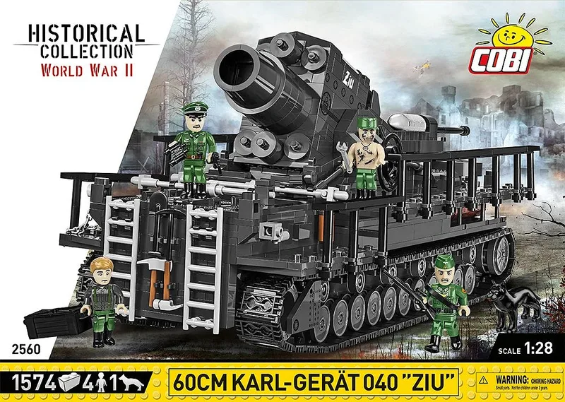 2560 60 cm Karl-Gerät 040 ZIU fra COBI – miljøbillede 2 af 4