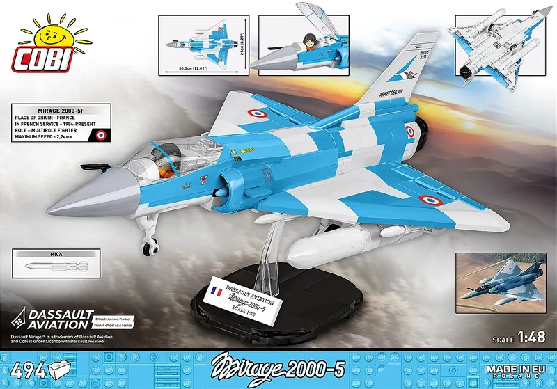 5917 Mirage 2000-5 fra COBI – miljøbillede 2 af 4