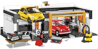 24501 Abarth Racing Garage fra COBI – produktbillede 1 af 4