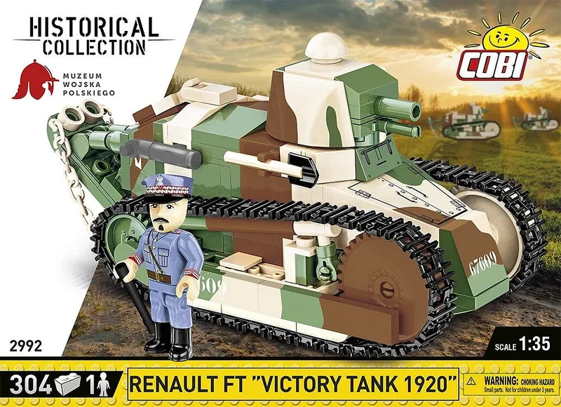 2992 Renault FT "Victory Tank 1920" fra COBI – miljøbillede 2 af 4