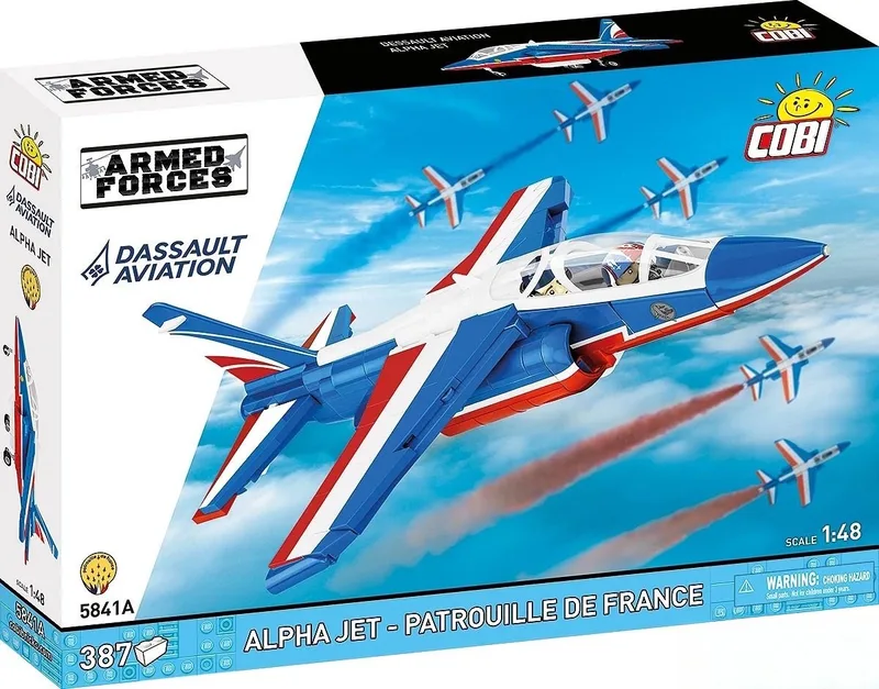 Alpha Jet Patrouille de France - COBI-5841 fra COBI i Meerkleurig – produktbillede