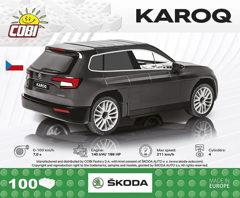24579 Škoda Karoq fra COBI – miljøbillede 3 af 4