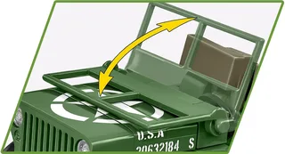 2297 Willys MB & Trailer by COBI – interior photo 4 of 4
