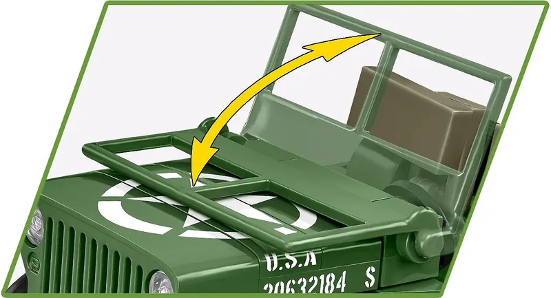 2297 Willys MB & Trailer by COBI – interior photo 4 of 4