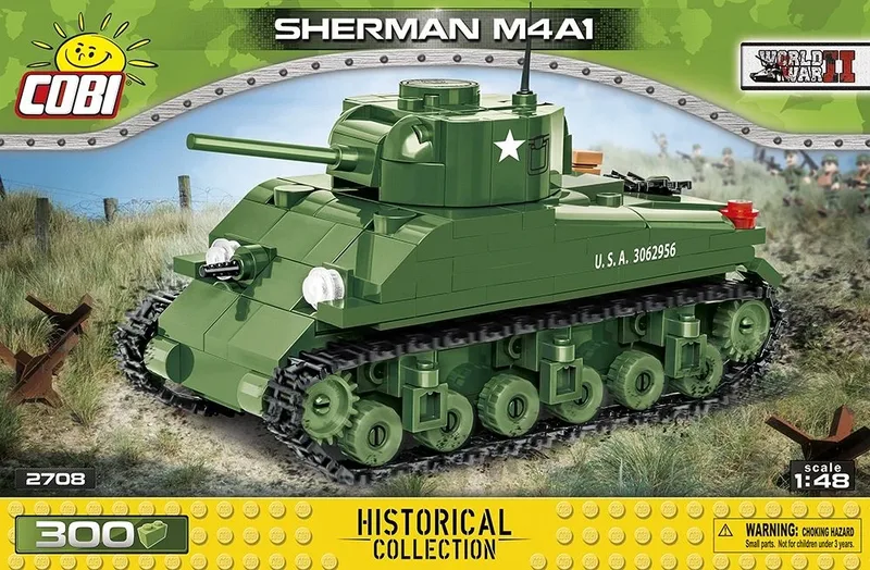 2708 Sherman M4A1 fra COBI – miljøbillede 2 af 4
