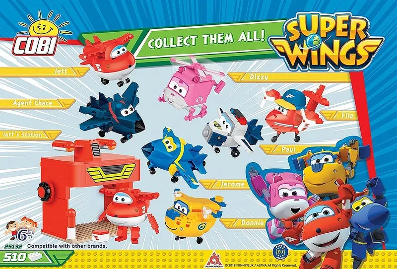 25132 World Airport Jett Donnie Super Wings by COBI – interior photo 4 of 4