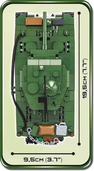 2549 Sherman M4A3E2 Jumbo - Limited Edition by COBI – interior photo 4 of 4