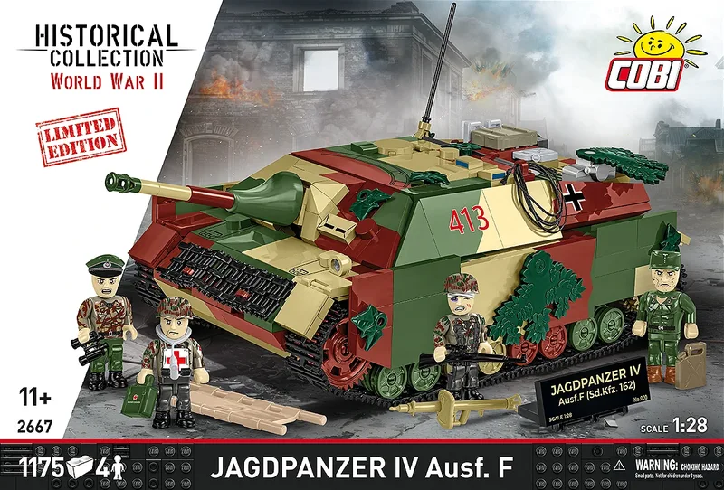 2667 Jagdpanzer IV Ausf.F (Sd.Kfz.162) - Limited Edition de COBI – photo d’ambiance 4 sur 4