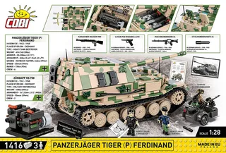2581 Panzerjäger Tiger (P) Ferdinand - Limited Edition de COBI – photo d’ambiance 4 sur 4