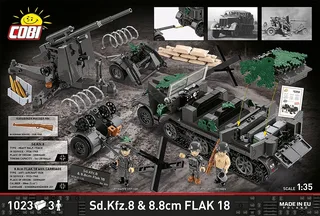 3139 Sd.Kfz.8 & 8.8 cm Flak18 - Limited Edition fra COBI – miljøbillede 3 af 4