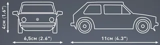 24613 Volkswagen Golf (1974-1983) från COBI – produktbild 4 av 4