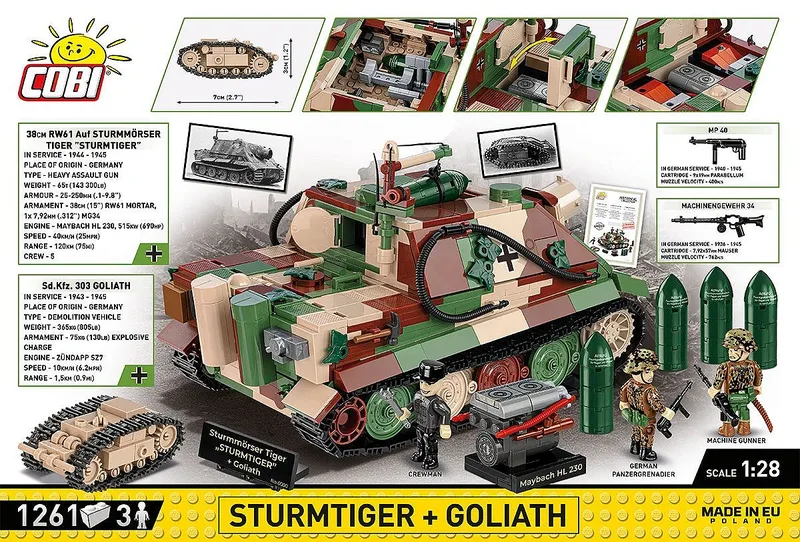2584 Sturmtiger + Goliath - Limited Edition by COBI – interior photo 4 of 4
