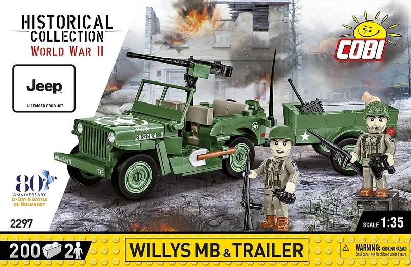 2297 Willys MB & Trailer by COBI – interior photo 2 of 4
