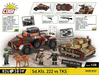 2656 Sd.Kfz. 222 vs TKS (September 1939) - Limited Edition de COBI – photo d’ambiance 4 sur 4