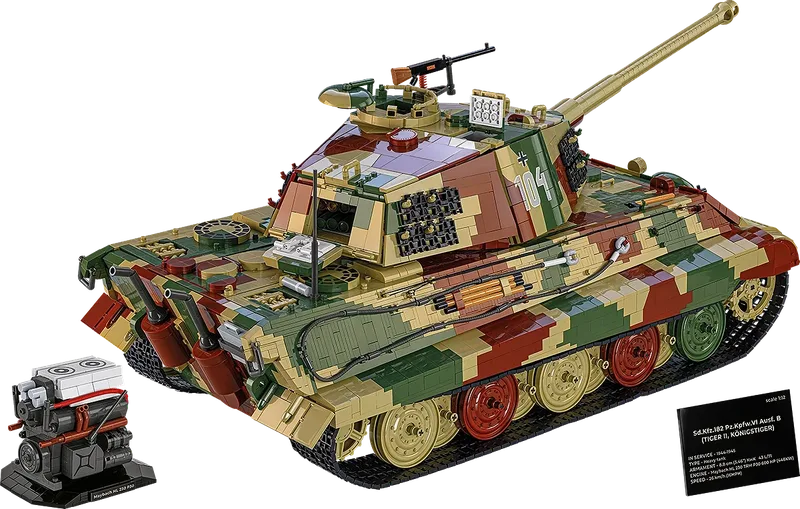 2808 Tiger II Königstiger de COBI – photo du produit 2 sur 4