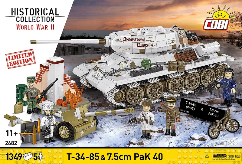 2682 T-34-85 & 7.5 cm Pak 40 - Limited Edition de COBI – photo d’ambiance 2 sur 4