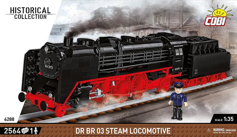 6288 DR BR 03 Steam Locomotive de COBI – photo d’ambiance 4 sur 4