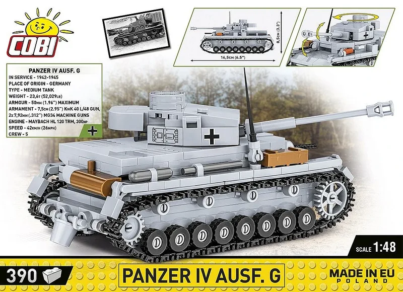 2714 Panzer IV Ausf.G fra COBI – miljøbillede 3 af 4