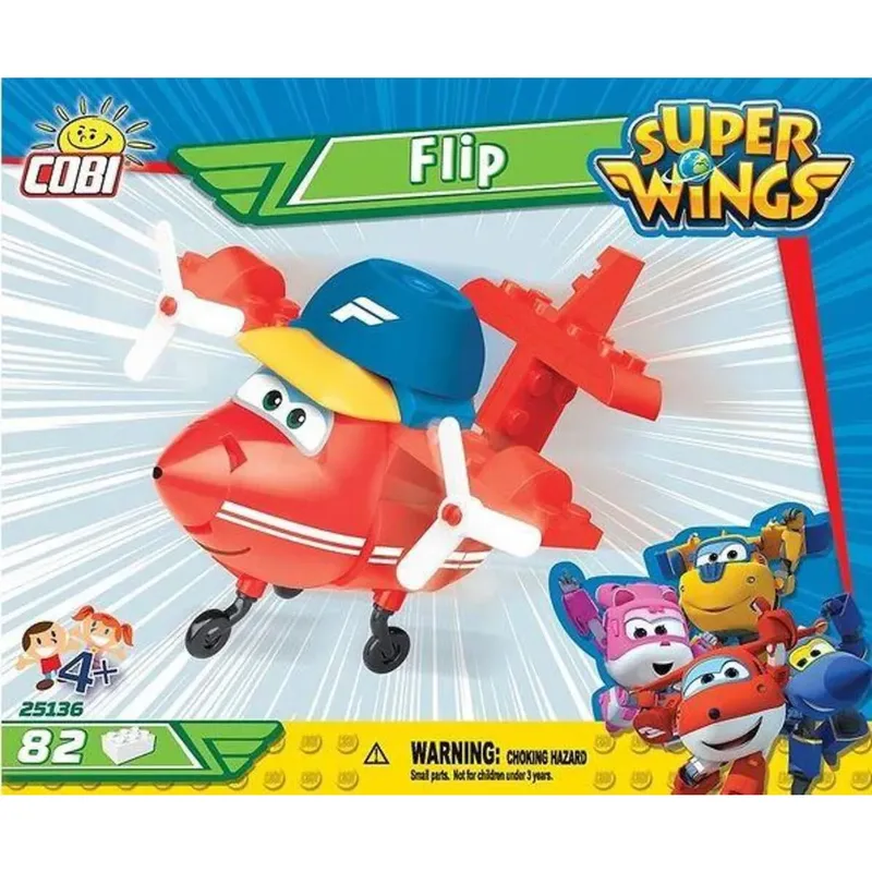Cobi 25136 Super Wings Flip von COBI in Rot – Produktfoto