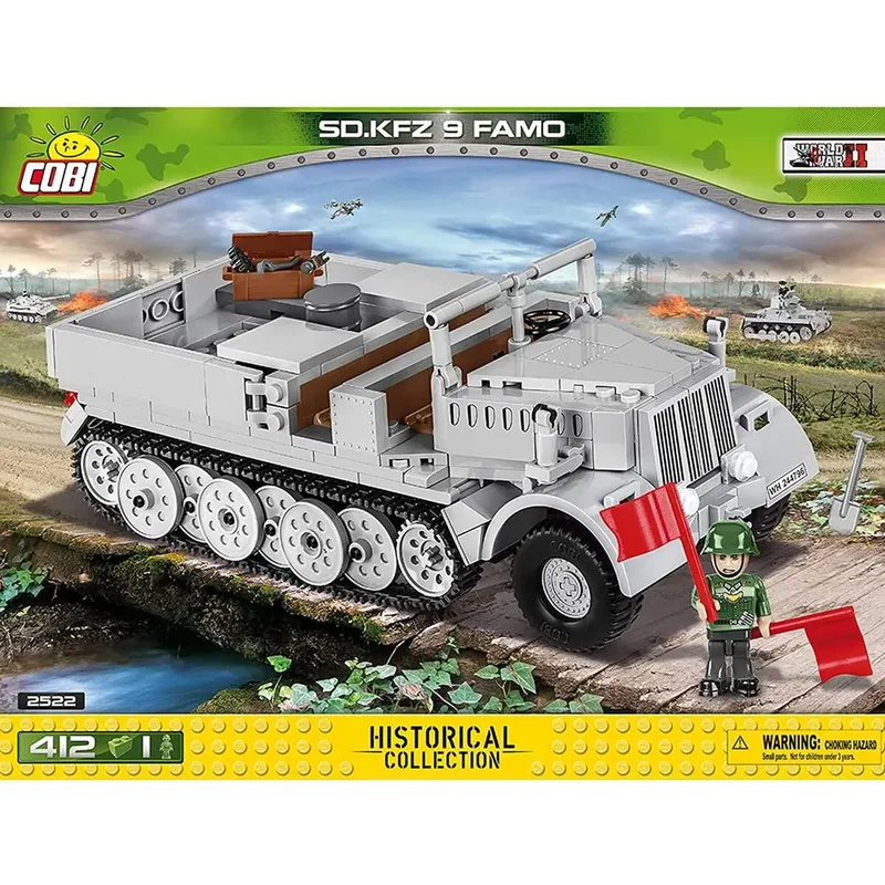 Cobi 2522 Historical Collection SD.KFZ 9 Famo van COBI – productfoto