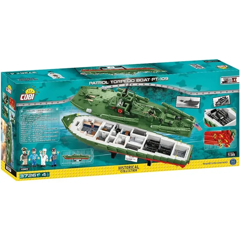 COBI 4825 1:35 Patrol Torpedo Boat PT-109 fra COBI – produktbillede