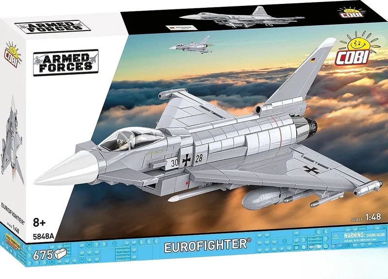 COBI 5848 Eurofighter Typhoon German Airforce von COBI in Meerkleurig – Produktfoto