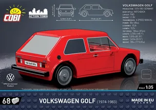 24613 Volkswagen Golf (1974-1983) från COBI – miljöbild 3 av 4