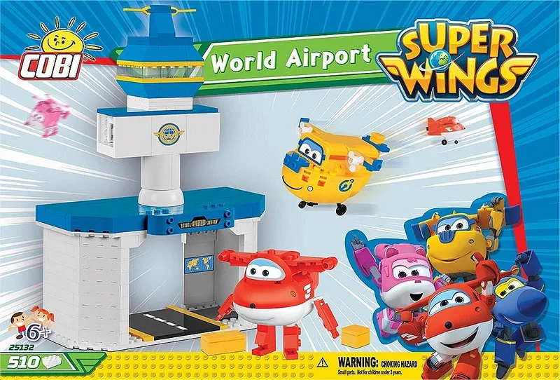 25132 World Airport Jett Donnie Super Wings by COBI – interior photo 2 of 4