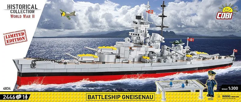 4834 Battleship Gneisenau - Limited Edition by COBI – interior photo 2 of 4