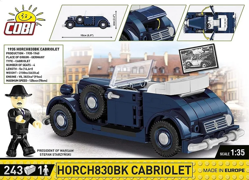 2262 Horch830BK Cabriolet by COBI – interior photo 4 of 4