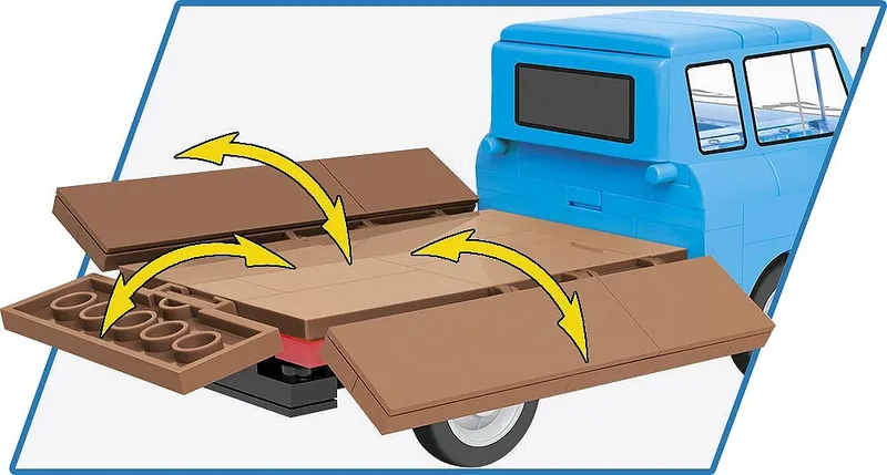 24593 Barkas B1000 Pritschenwagen fra COBI – miljøbillede 2 af 4