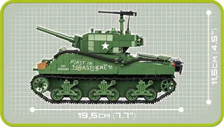 2549 Sherman M4A3E2 Jumbo - Limited Edition by COBI – interior photo 3 of 4