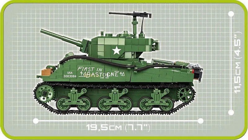 2549 Sherman M4A3E2 Jumbo - Limited Edition by COBI – interior photo 3 of 4