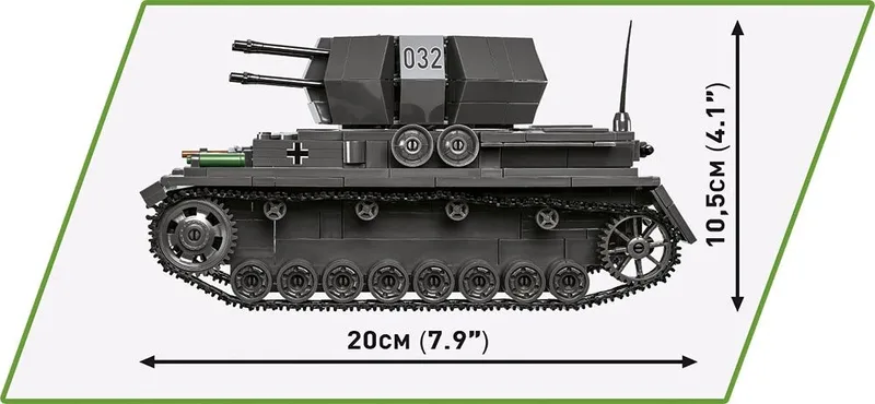 2548 Flakpanzer IV Wirbelwind fra COBI – miljøbillede 4 af 4