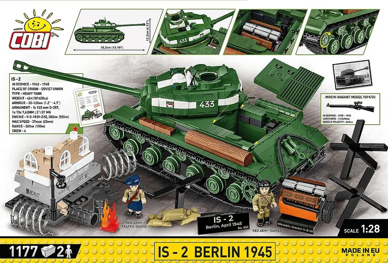 2577 IS-2 Berlin 1945 - Limited Edition de COBI – photo d’ambiance 4 sur 4