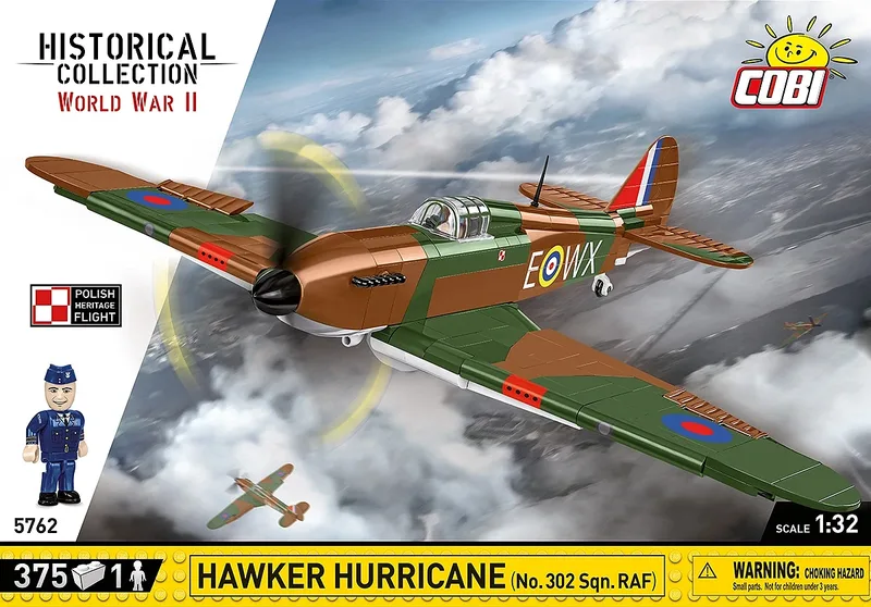 5762 Hawker Hurricane (No.302 Sqn.RAF) de COBI – photo d’ambiance 3 sur 4