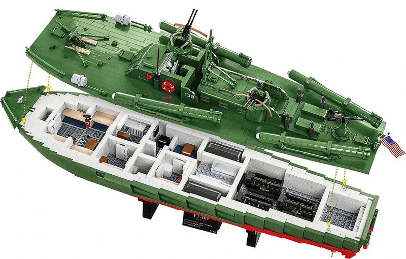 4824 Patrol Torpedo Boat PT-109 - Limited Edition de COBI – photo du produit 4 sur 4