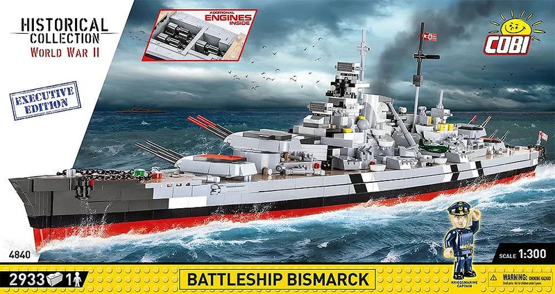 4840 Battleship Bismarck - Executive Edition fra COBI – miljøbillede 4 af 4