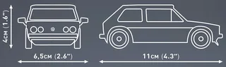24615 Volkswagen Golf GTI (1976-1983) från COBI – produktbild 4 av 4