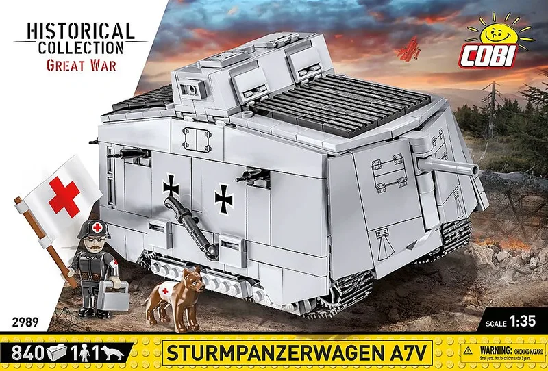 2989 Sturmpanzerwagen A7V fra COBI – miljøbillede 3 af 4