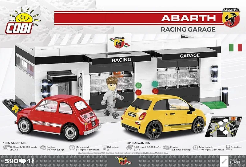 24501 Abarth Racing Garage fra COBI – miljøbillede 3 af 4