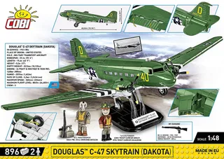 5743 Douglas C-47 Skytrain Dakota de COBI – photo d’ambiance 3 sur 4