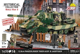 2673 12.8 cm Panzerjäger Tiger Ausf.B Jagdtiger - Limited Edition de COBI – photo d’ambiance 2 sur 4