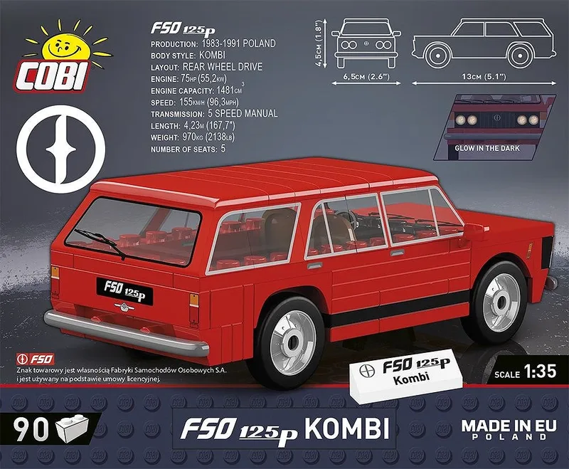 24603 FSO 125p Kombi by COBI – interior photo 3 of 4