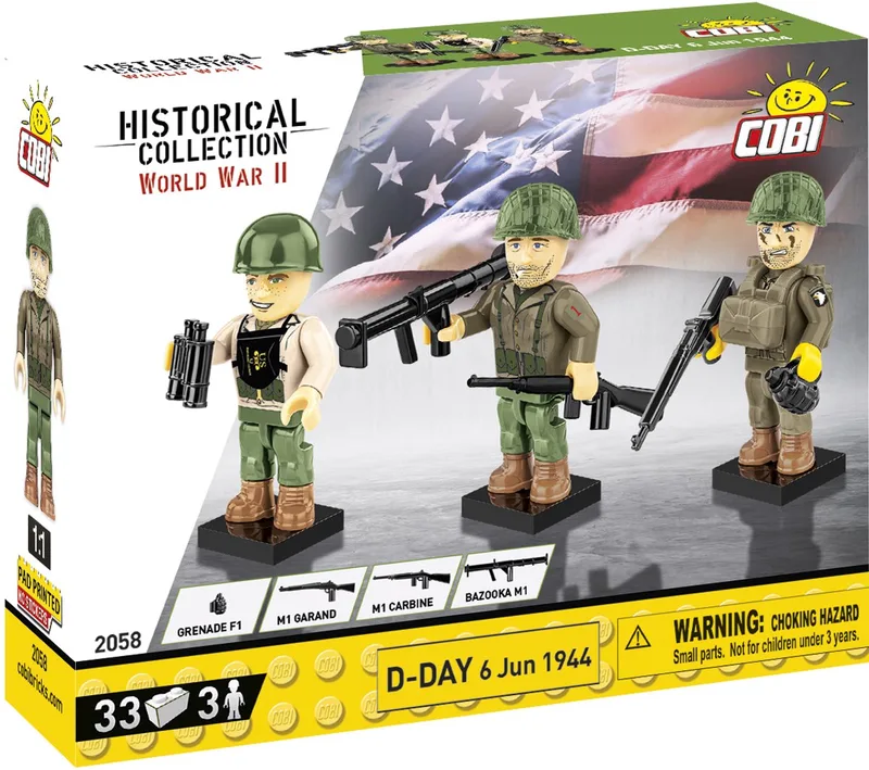 WW2 2058 Soldaten D-Day 1944 fra COBI i Multi – produktbillede